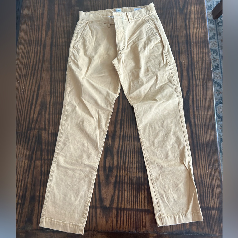 GAP Tan Essential Khaki Slim